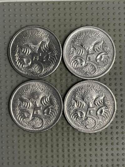 2025年第120场各国散币拍卖（总第120场） - 澳大利亚5分4枚