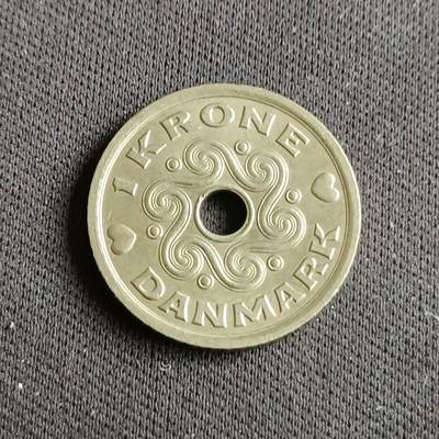 【游宝拍卖】乙巳蛇年88期 佣金1+6% - 丹麦-1克朗 2000年