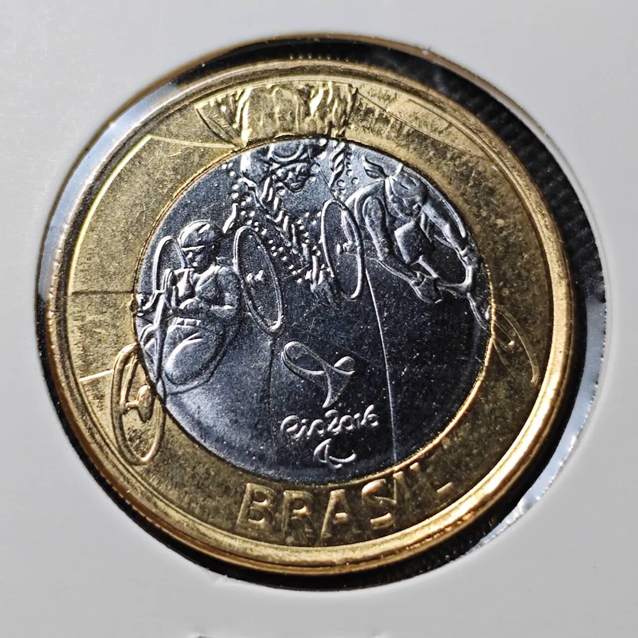 KK钱币收藏小铺  第373场  2月预留时间 周末发货  巴西1瑞尔双色币