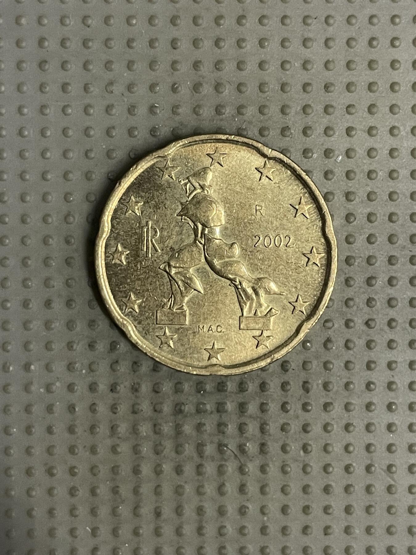 2025年第120场各国散币拍卖（总第120场） 意大利2002年20欧分