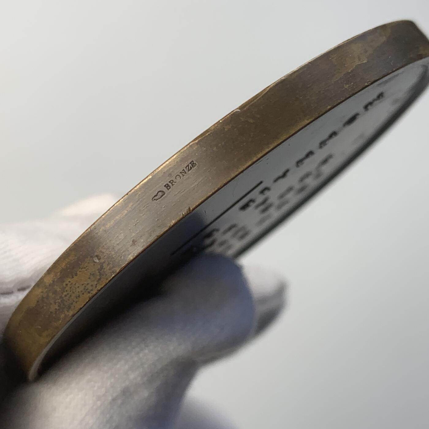 掌中浮雕-藏着的欧洲第042场 法国巴黎造币纪念铜章，65mm，135g