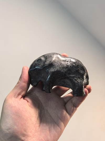 兰馨堂瓷器专场 - 石雕象摆件