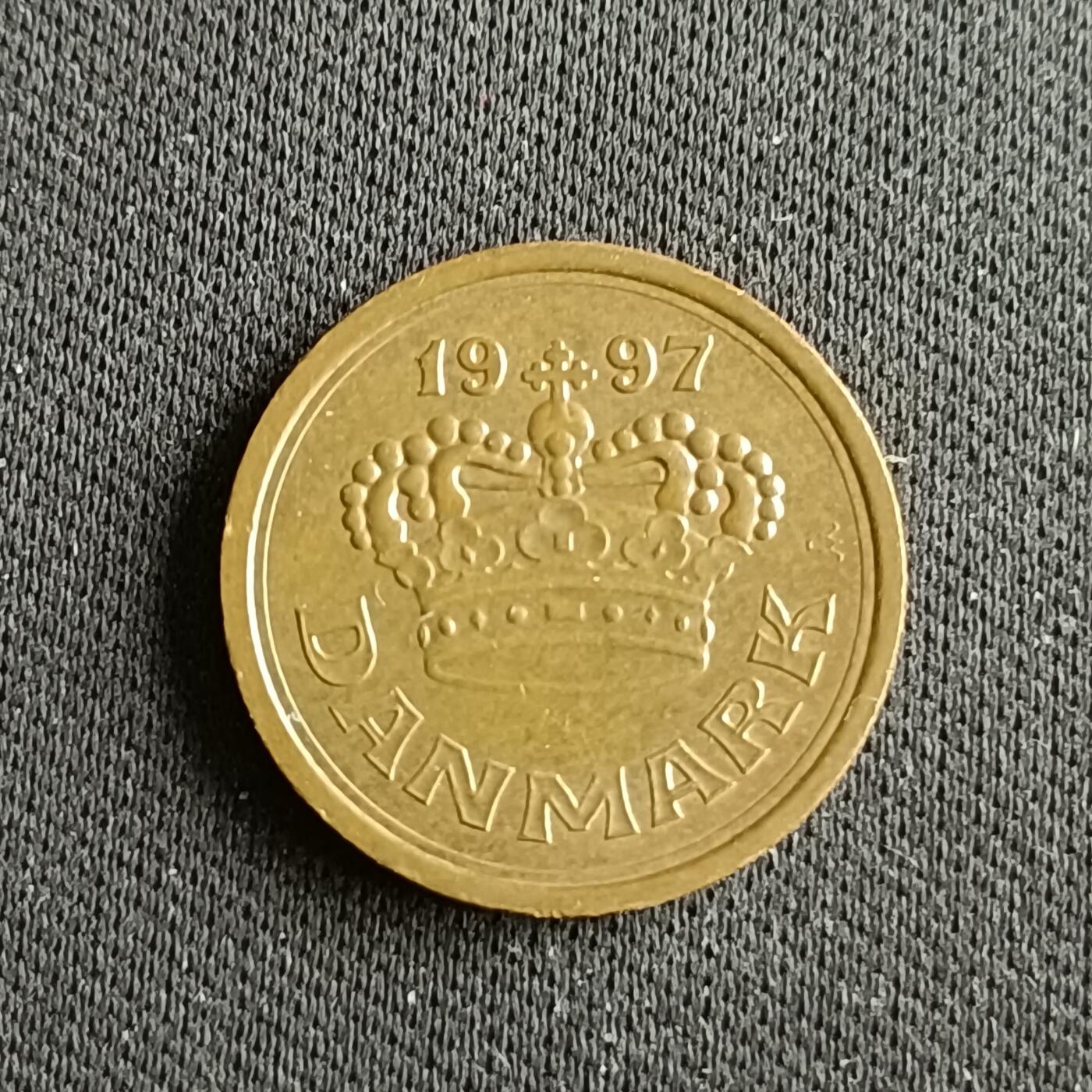 【游宝拍卖】乙巳蛇年88期 佣金1+6% 丹麦-25欧尔 1997年