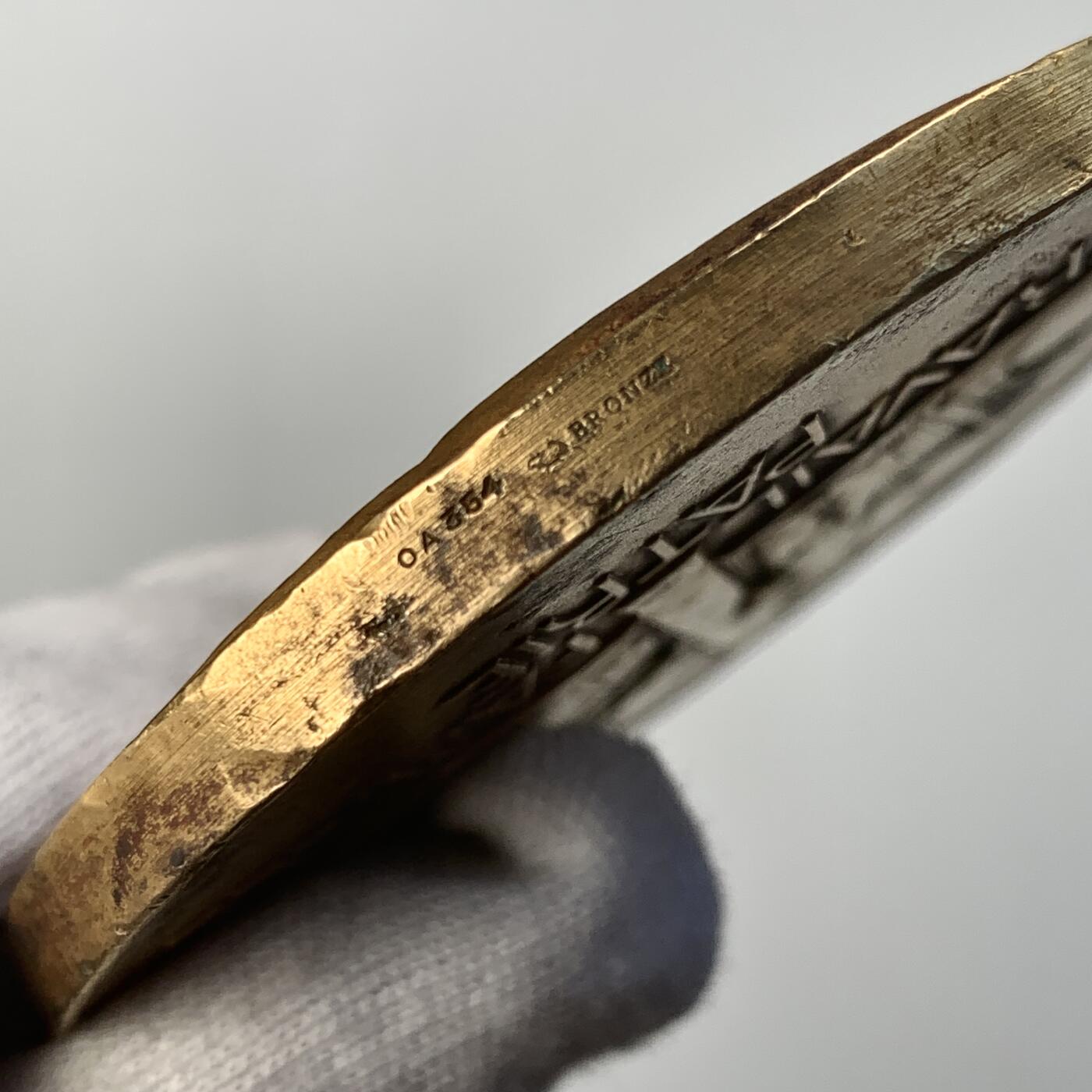 掌中浮雕-藏着的欧洲第042场 1941年法国贝当元帅大铜章，68mm，146g，大师皮埃尔.图林作品