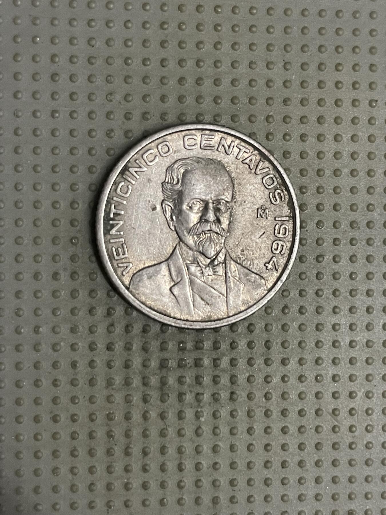 2025年第120场各国散币拍卖（总第120场） 墨西哥1964年25分