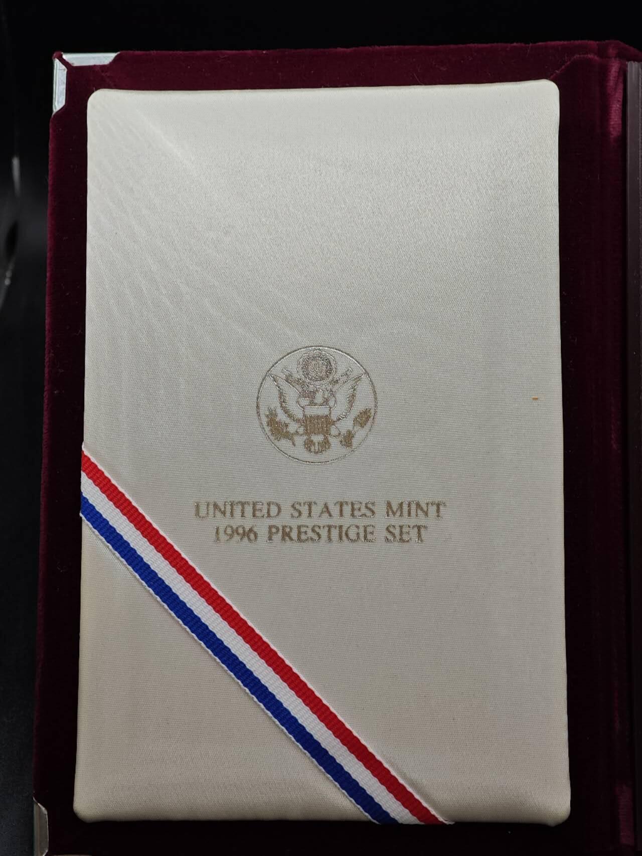 【淘币小摊】实时拍第七百九十九拍   银币套币场   满百包邮可预留二周 每周一统一发货   美国1996年精制套币含亚特兰大奥运会纪念币一对 银币26.7克900银0银价277