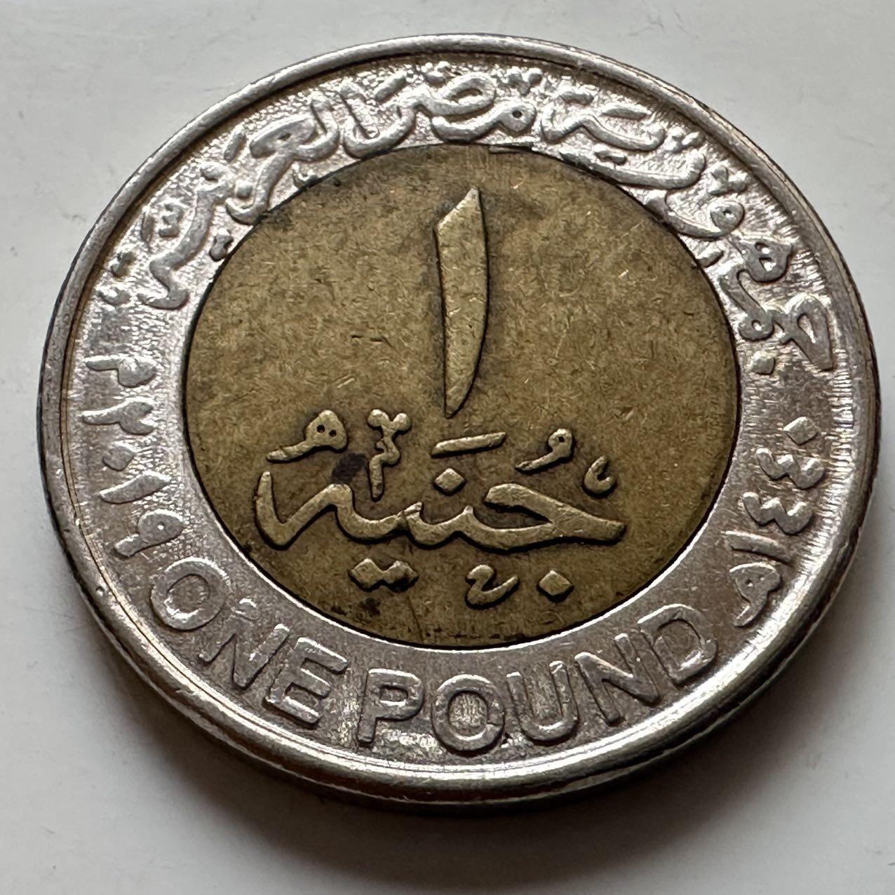 🌹外币初藏🌹🐯2025年第129场  每周二四六晚8️⃣点 接代拍 埃及2019年一镑 d