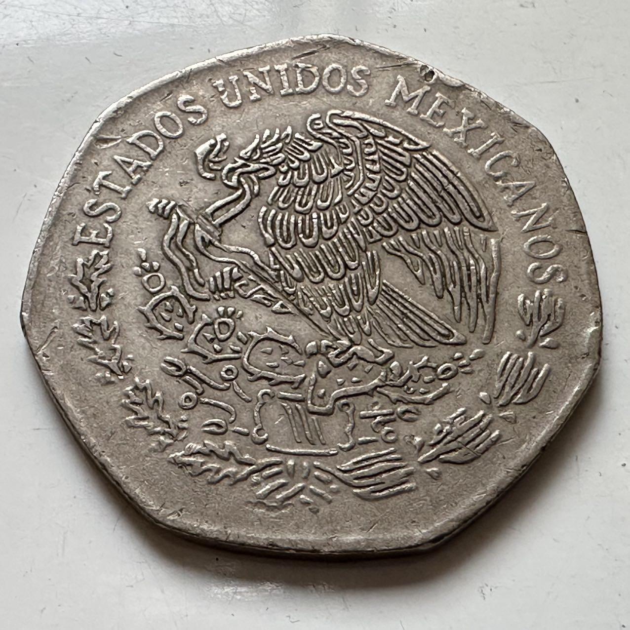 🌹外币初藏🌹🐯2025年第129场  每周二四六晚8️⃣点 接代拍 墨西哥1977年10比索