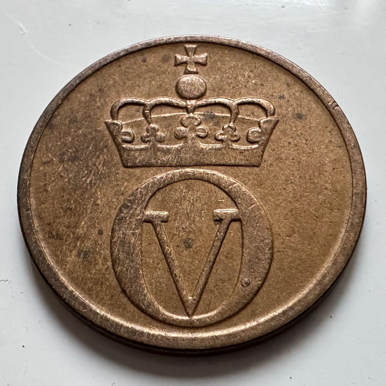 🌹外币初藏🌹🐯2025年第129场  每周二四六晚8️⃣点 接代拍 挪威1965年2欧尔