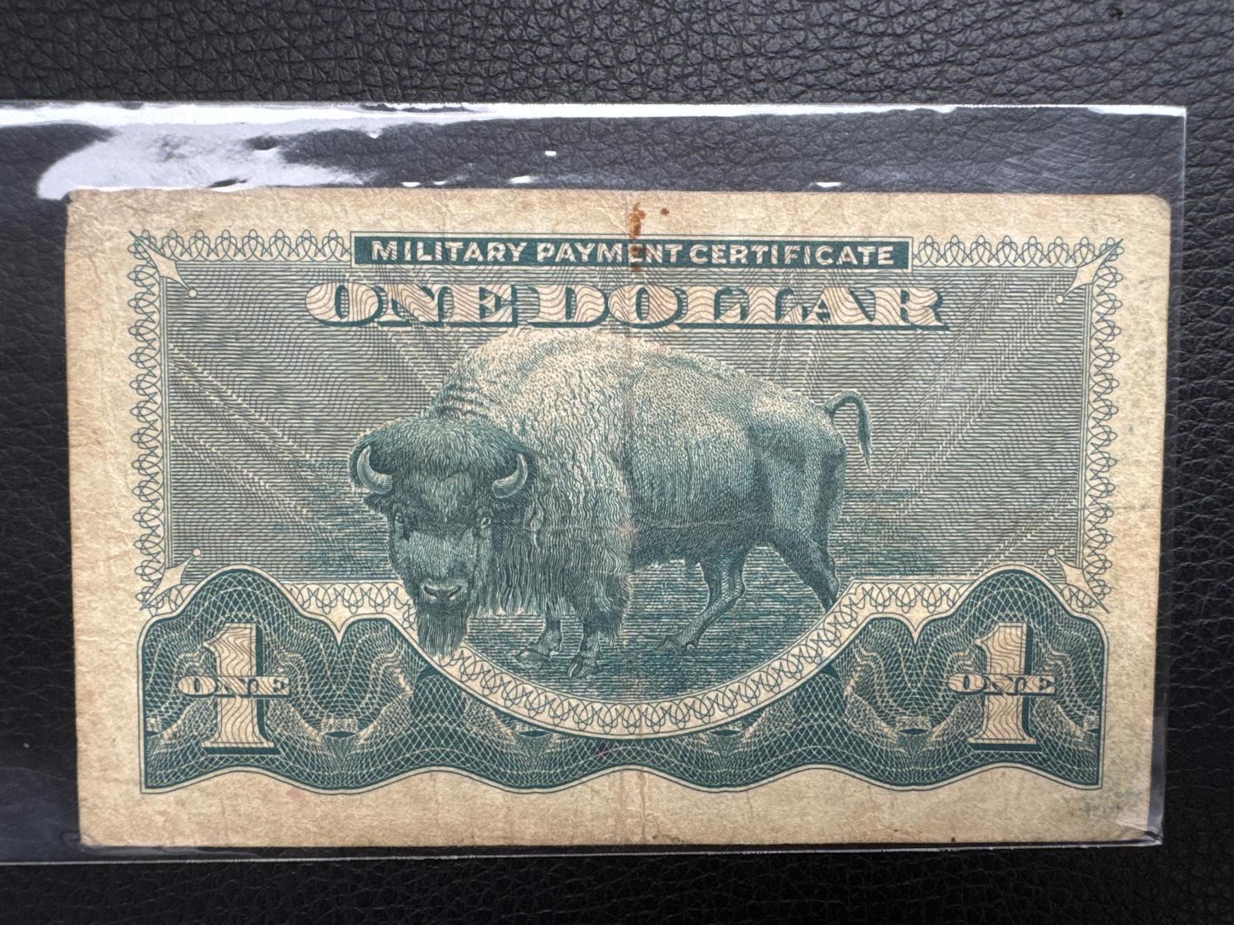 桂P钱币文化工作室拍卖第四十五期  美军越战1969年版1美金军票，少见品种