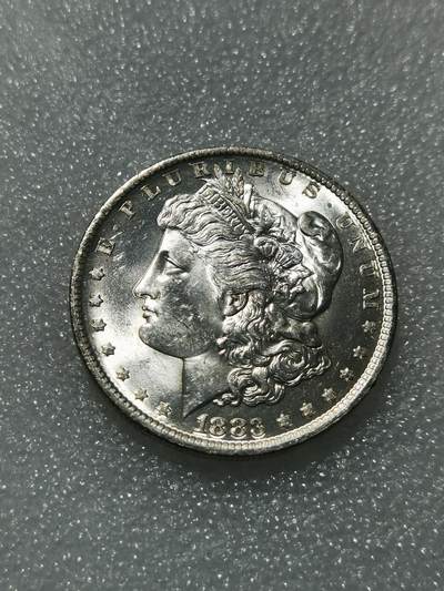 天下钱庄专场欢迎参拍 - UNC 1883美国摩根一美元银币