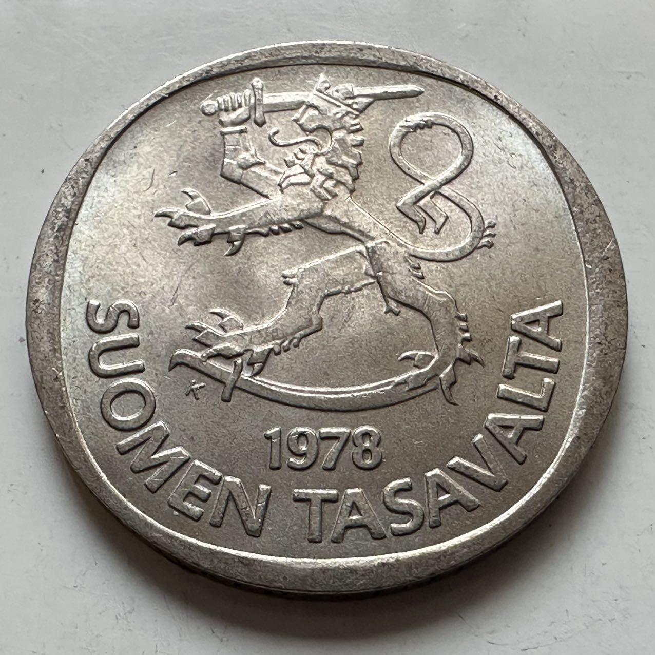 🌹外币初藏🌹🐯2025年第129场  每周二四六晚8️⃣点 接代拍 芬兰1978年一马克