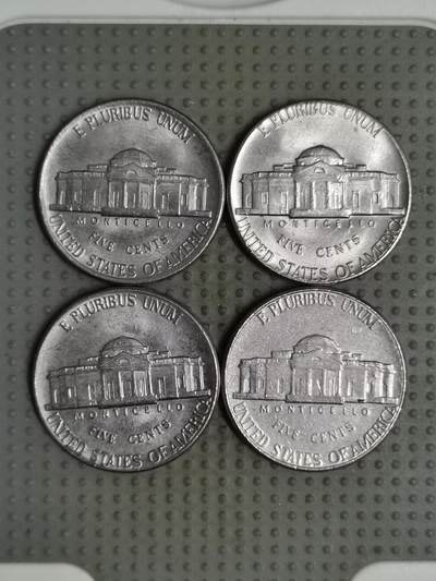 2025年第119场各国散币拍卖（总第119场） - 美国5美分4枚