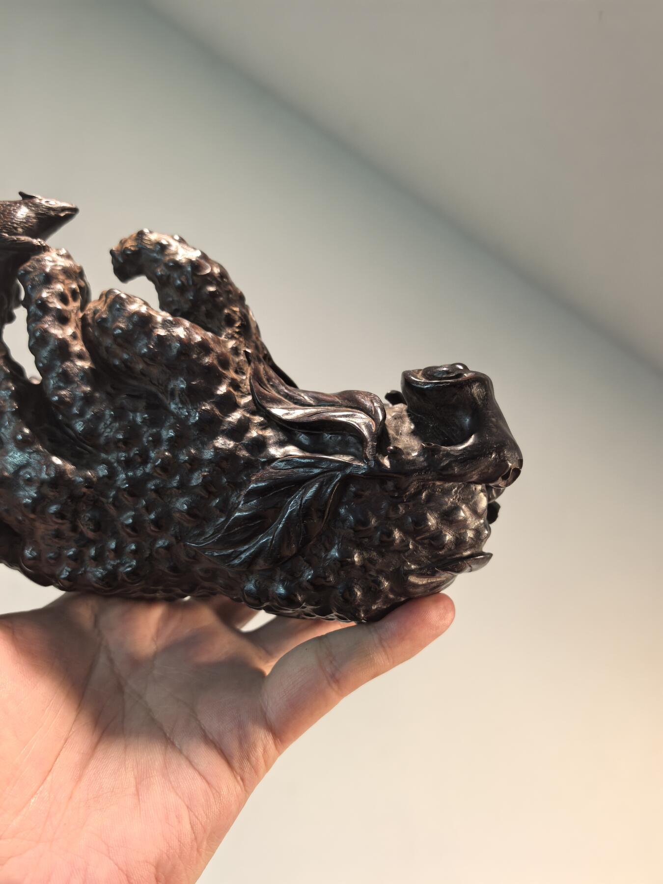 兰馨堂古玩杂项专场 紫檀雕佛手摆件