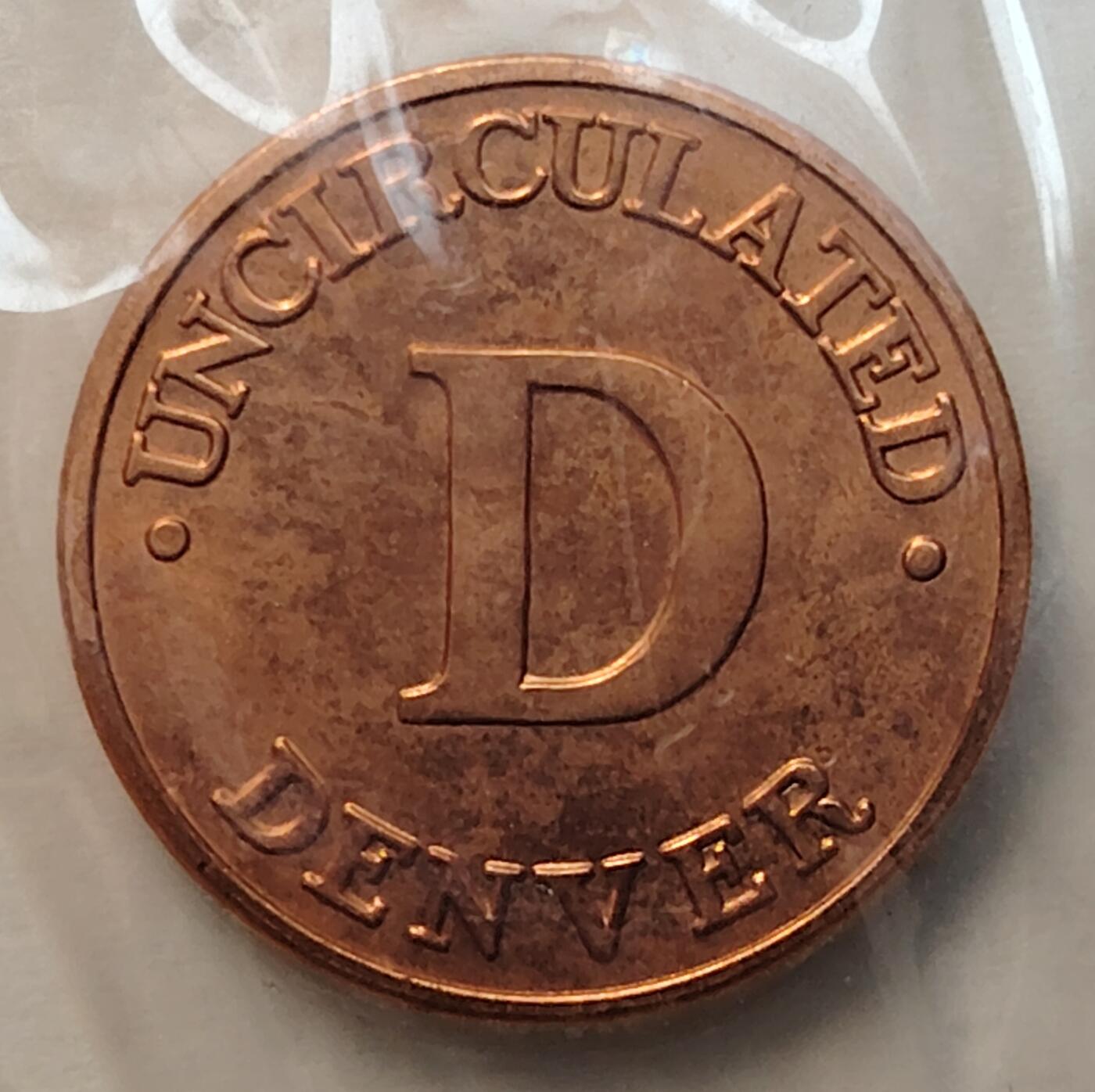 布加迪🐬～世界钱币(上海)🌾第 260 期 /  各国套币和散币 美国🇺🇸 1989年 6枚套币(红边) 丹佛造币厂