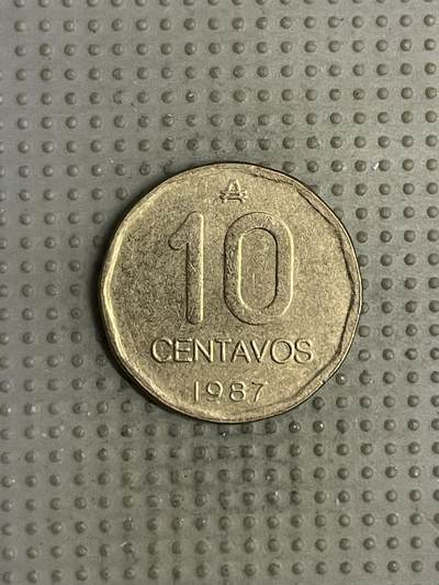 2025年第120场各国散币拍卖（总第120场） - 阿根廷1987年10分