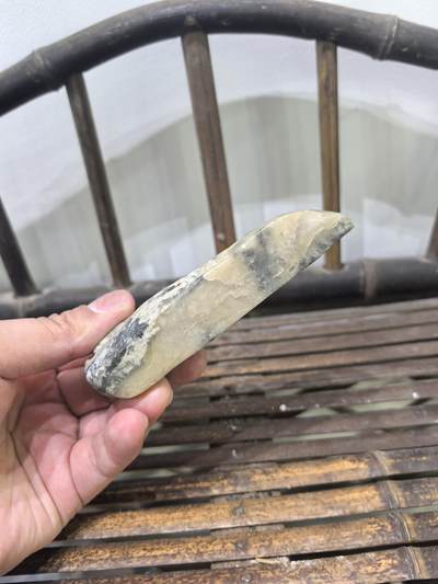 寿山石高山水墨摆件