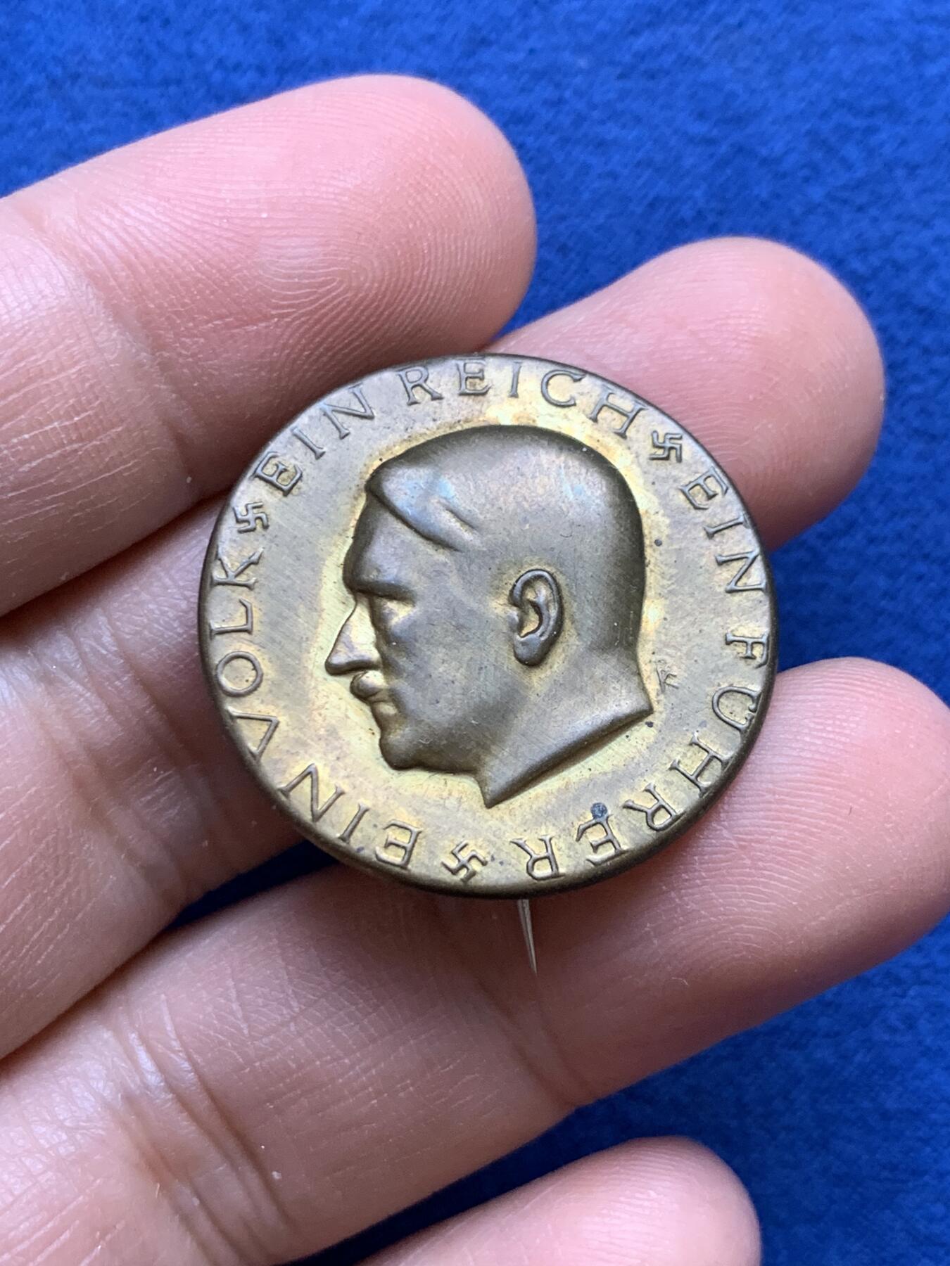 《竞宝斋》第439场 周日，周一，周二 3场连拍 （全场包邮） 德国小胡子胸针，当心扎手，1.25克，28mm