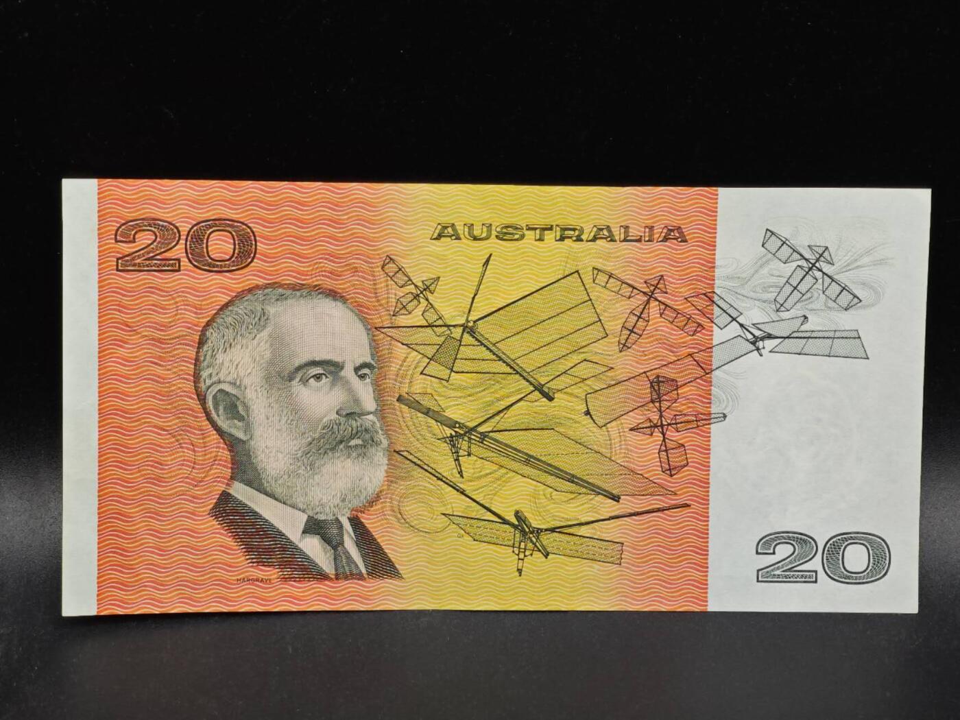 【淘币小摊】限时拍第八百拍  纸币场  满百包邮可预留两周  周一统一发货  澳大利亚20元