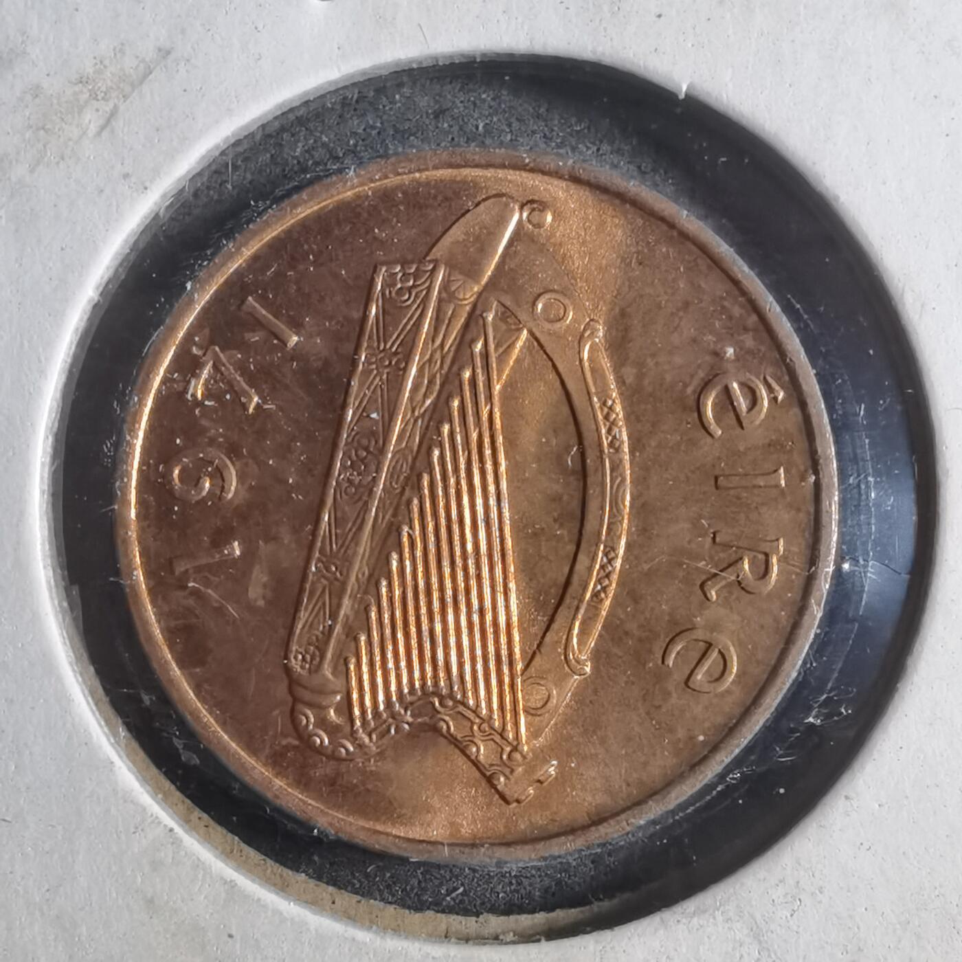 沼泽如烟--第906场 爱尔兰1971年1便士