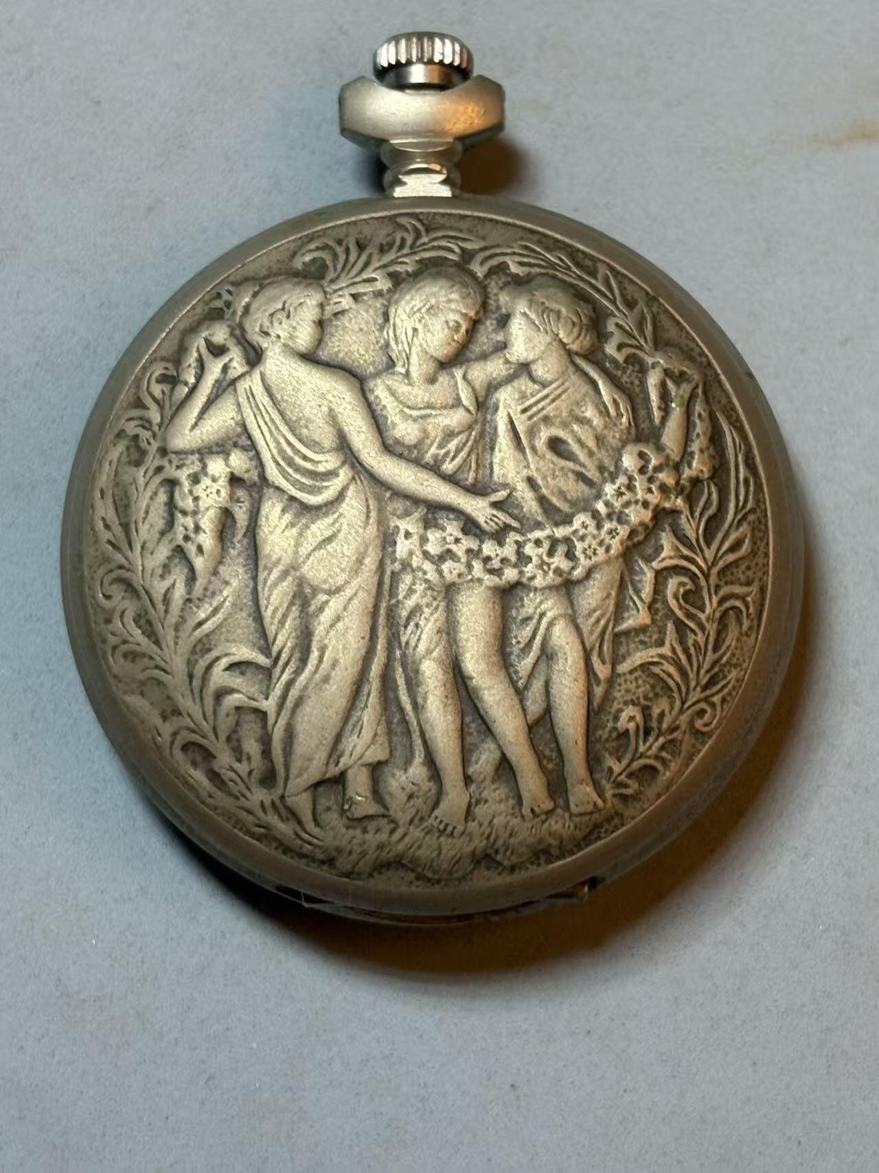 盛世勋华——号角文化勋章邮票专场拍卖第288期 苏联莫尔尼亚（Molnija）美惠三女神机械怀表