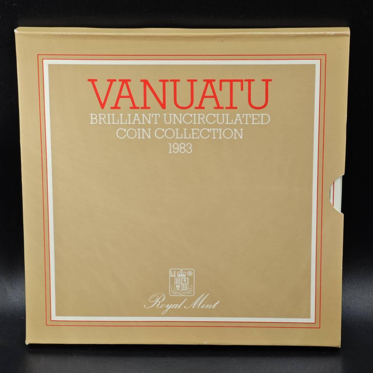 【淘币小摊】实时拍第七百九十九拍   银币套币场   满百包邮可预留二周 每周一统一发货   瓦努阿图1983年套币