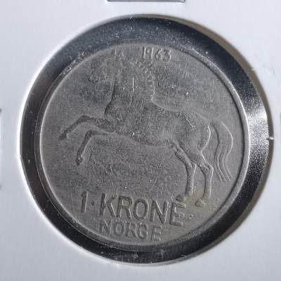 沼泽如烟--第906场 - 挪威1963年1克朗