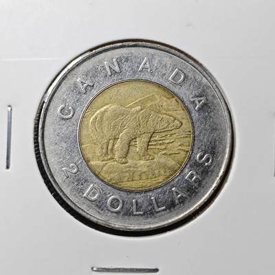 KK钱币收藏小铺  第372场  2月预留时间 周末发货 -  加拿大2元