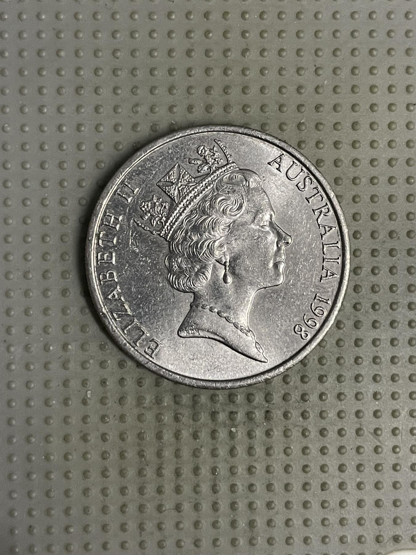 2025年第120场各国散币拍卖（总第120场） 澳大利亚1998年20分