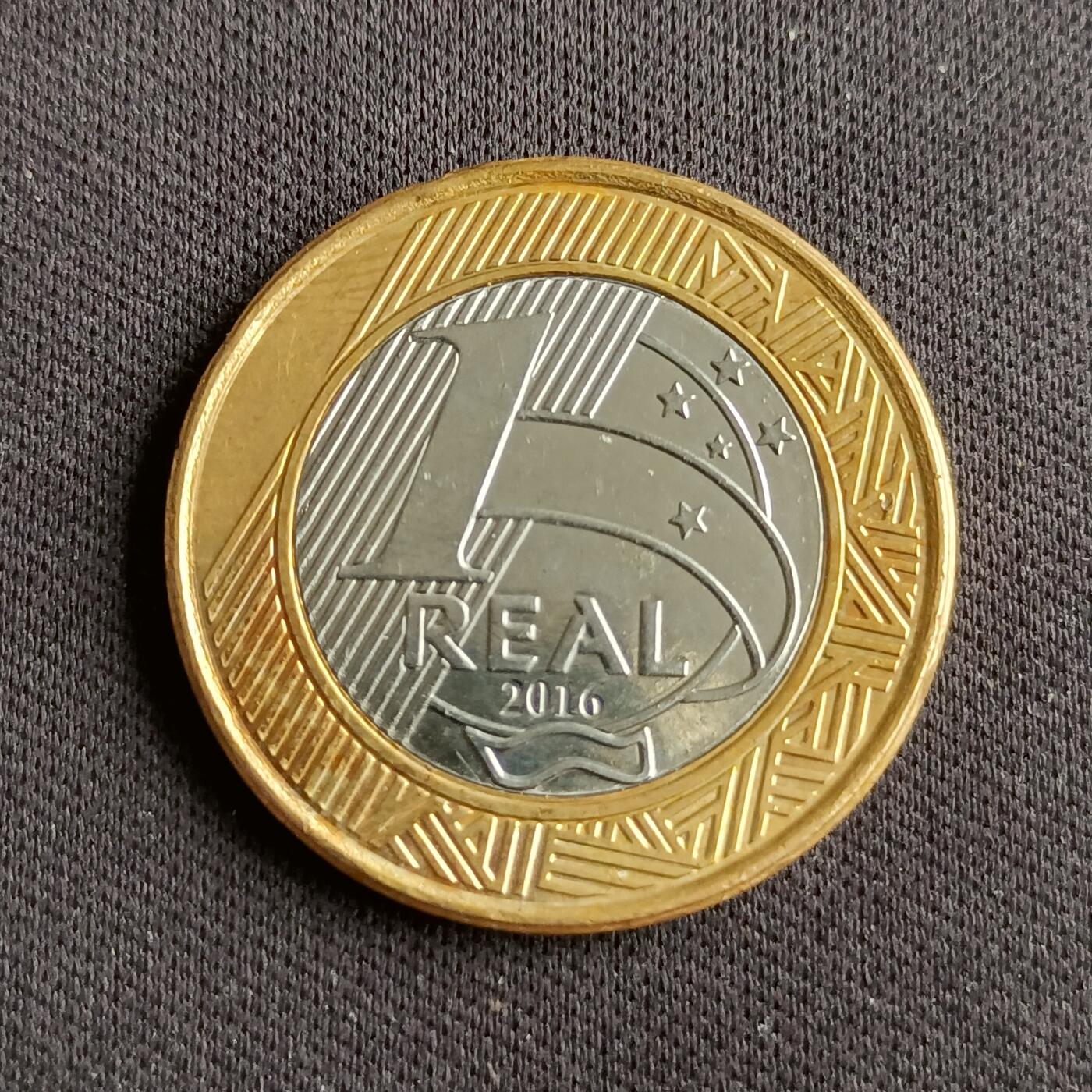 【游宝拍卖】乙巳蛇年88期 佣金1+6% 巴西-1瑞尔 2016年 里约奥运会纪念币