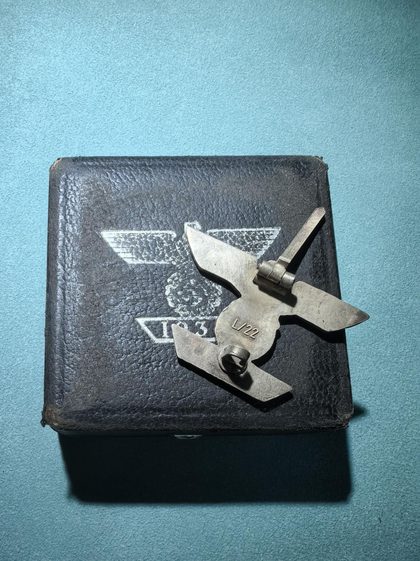 盛世勋华——号角文化勋章邮票专场拍卖第288期 德国（1939）一级铁十字勋饰 带L/22厂标（Rudolf Souval） 带原盒