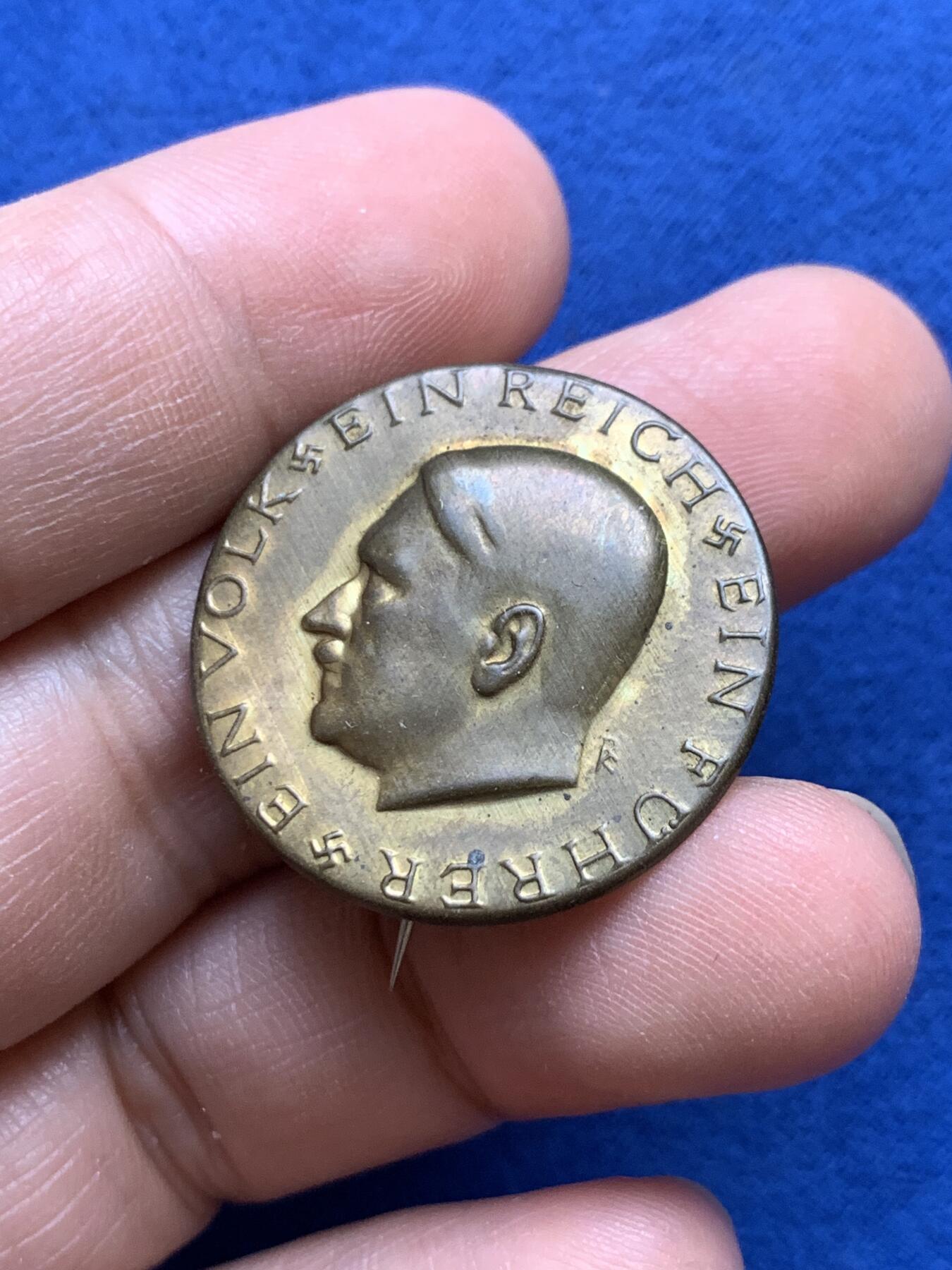 《竞宝斋》第439场 周日，周一，周二 3场连拍 （全场包邮） 德国小胡子胸针，当心扎手，1.25克，28mm