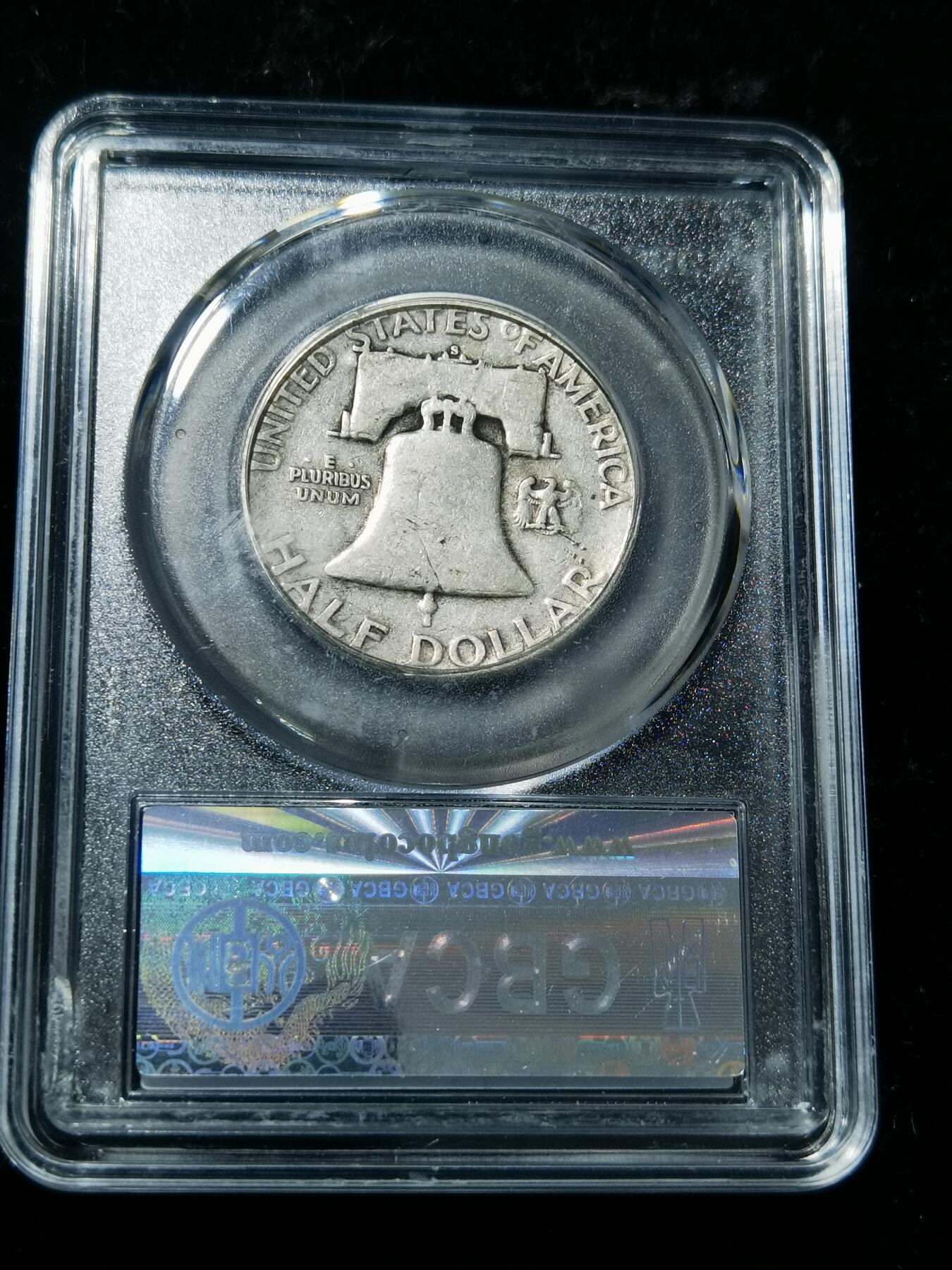 天下钱庄专场欢迎参拍 美国富兰克林半美元银币