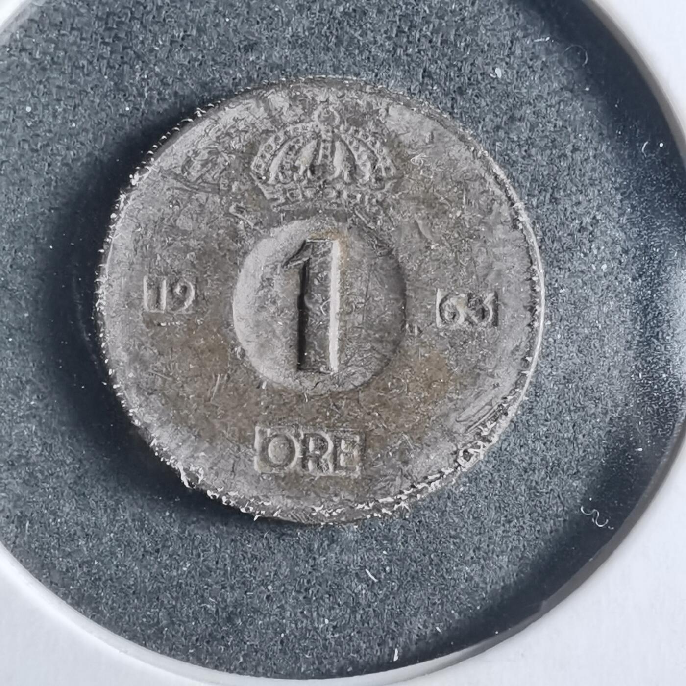 沼泽如烟--第906场 瑞典1963年1欧尔