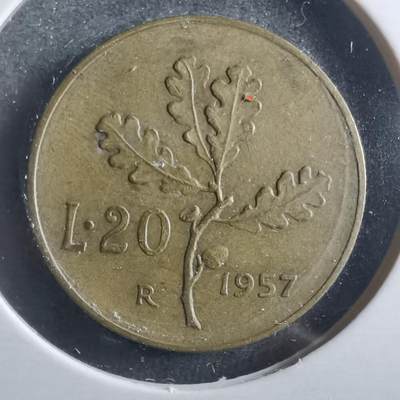 沼泽如烟--第906场 - 意大利1957年20里拉