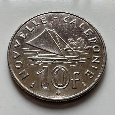 🌹外币初藏🌹🐯2025年第129场  每周二四六晚8️⃣点 接代拍 - 新喀里多尼亚1999年10法郎