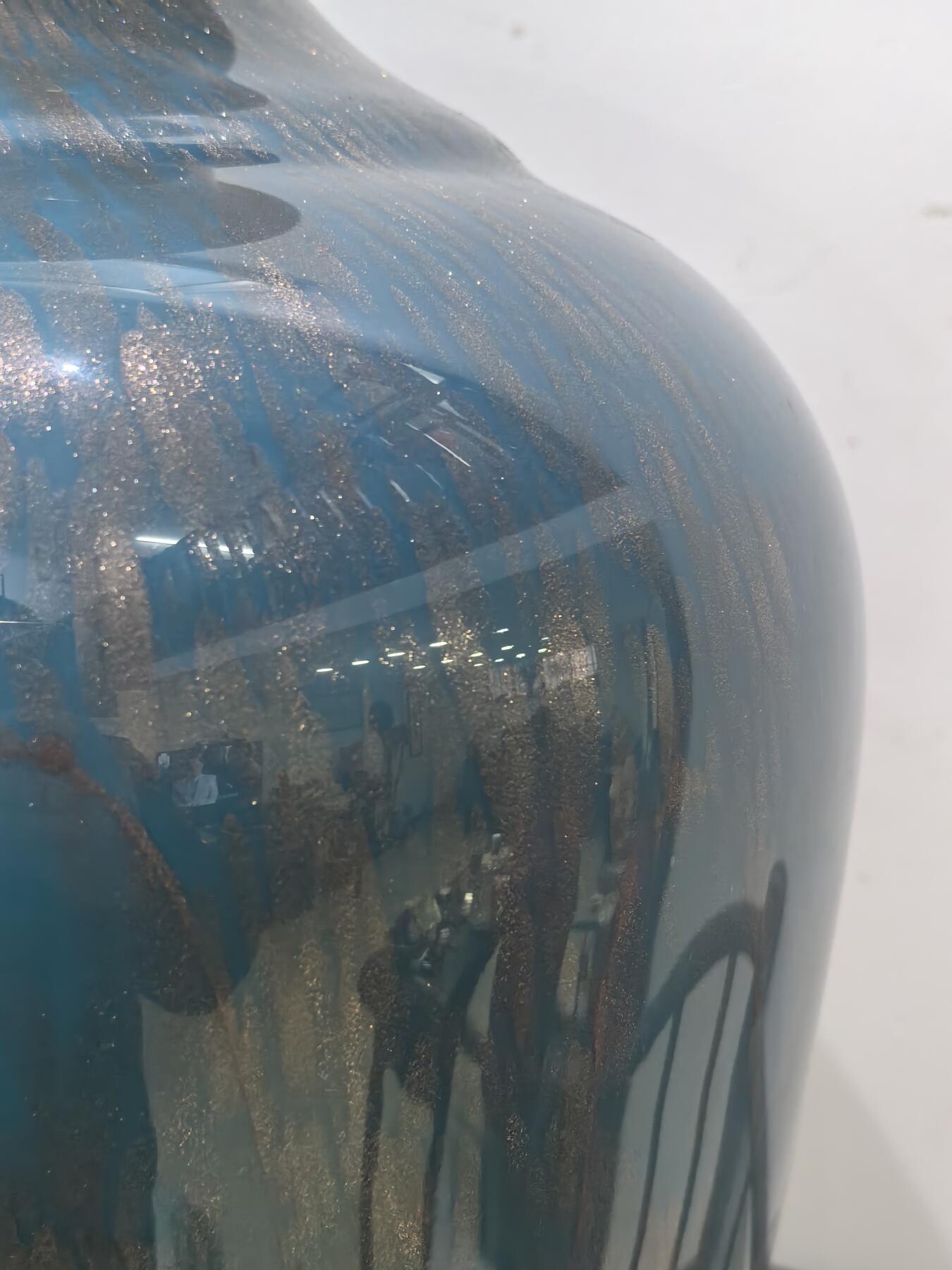 兰馨堂瓷器专场 回流大尺寸琉璃花瓶摆件