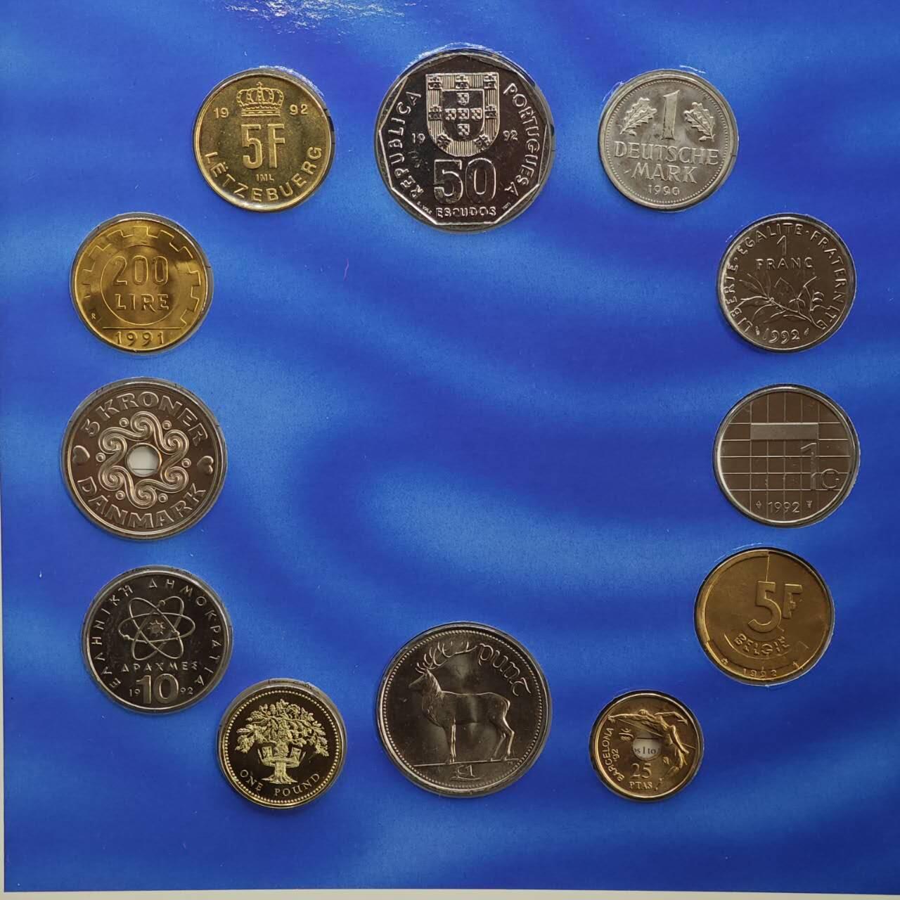 【淘币小摊】实时拍第七百九十九拍   银币套币场   满百包邮可预留二周 每周一统一发货   欧元区12国硬币