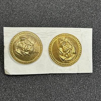 西秦中古拍卖第六十六期 - 泰国皇家海军肩章扣 早期