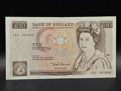 【淘币小摊】限时拍第八百拍  纸币场  满百包邮可预留两周  周一统一发货  - 英国10镑