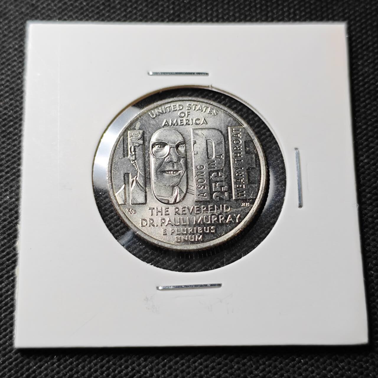 KK钱币收藏小铺  第372场  2月预留时间 周末发货  2024美国25分纪念币 好品