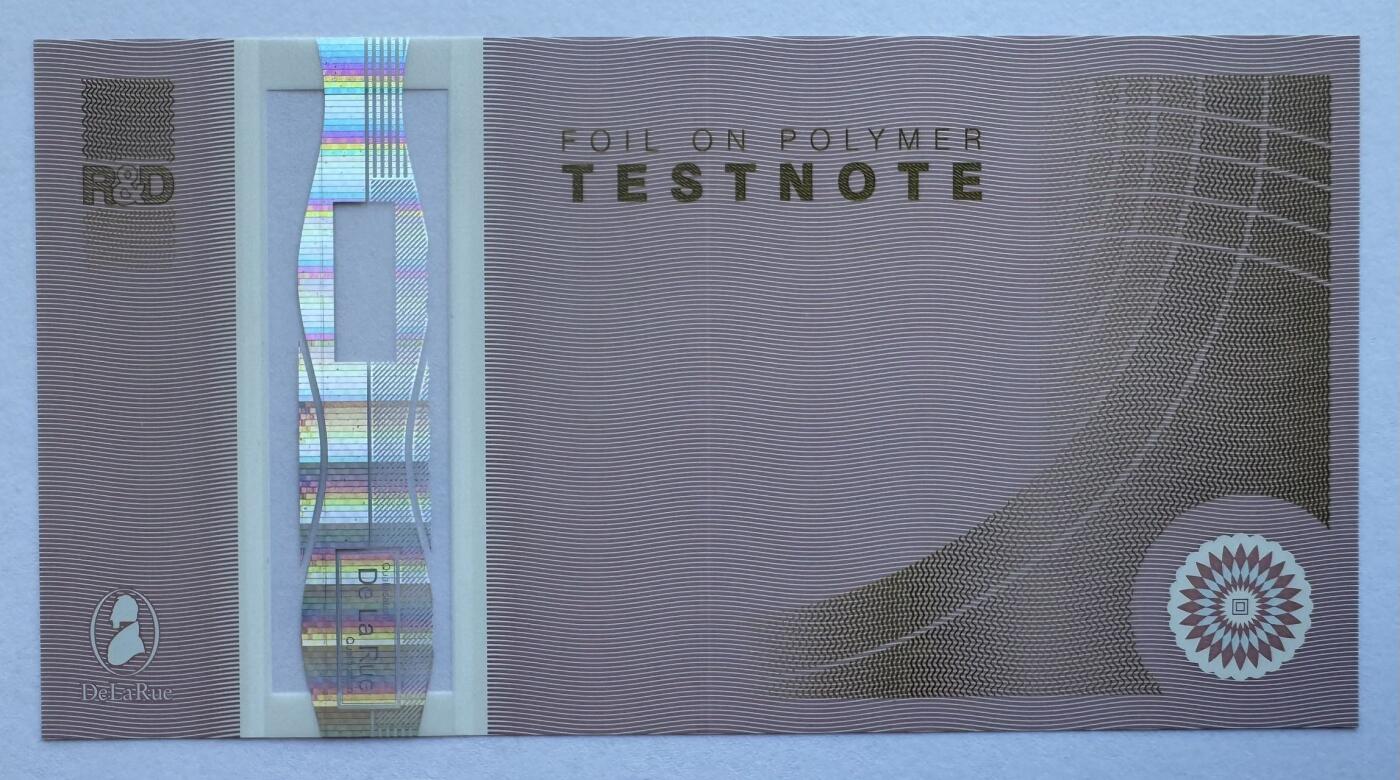 2025第25场（总第225期）：精品测试钞、纪念钞、塑料钞、连体钞综合场 德纳罗DLR “全息资格测试”Safeguard基材塑料测试钞UNC