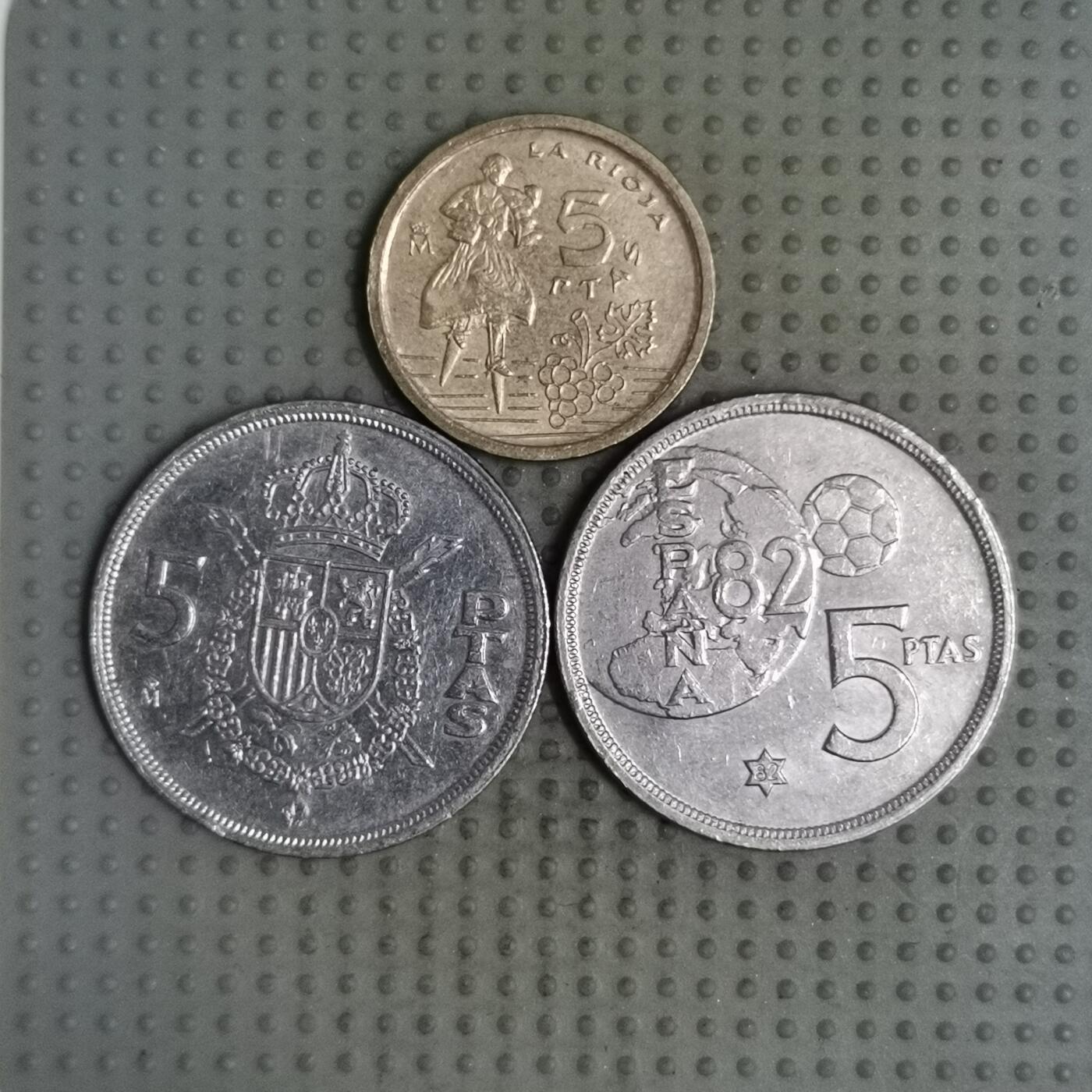 2025年第119场各国散币拍卖（总第119场） 西班牙5比塞塔3枚