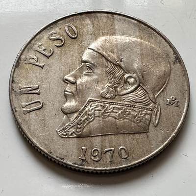 🌹外币初藏🌹🐯2025年第129场  每周二四六晚8️⃣点 接代拍 - 墨西哥1970年一比索