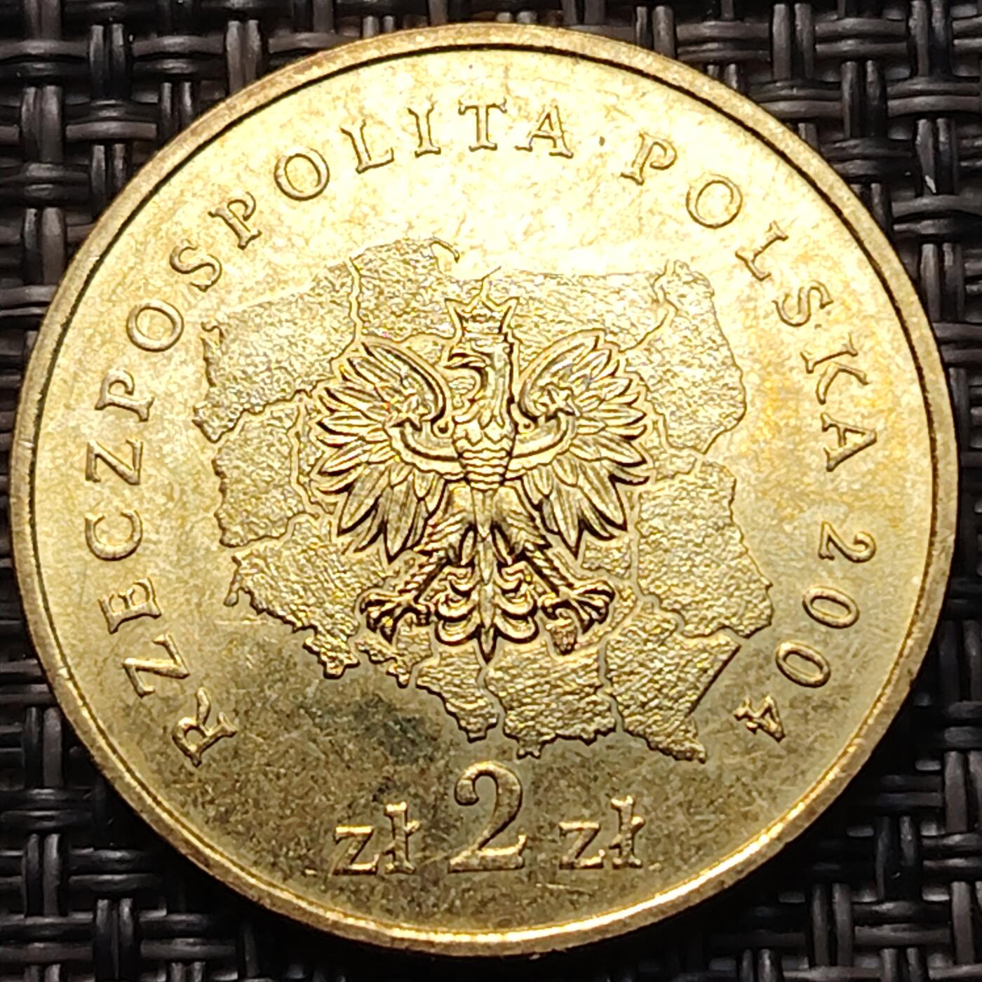 布加迪🐬～世界钱币(上海)🌾第 260 期 /  各国套币和散币 波兰🇵🇱 2004年 2兹罗提纪念币 省徽系列～波德拉谢省