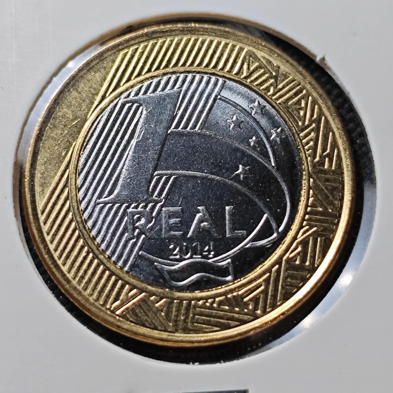 KK钱币收藏小铺  第373场  2月预留时间 周末发货  巴西1瑞尔双色币