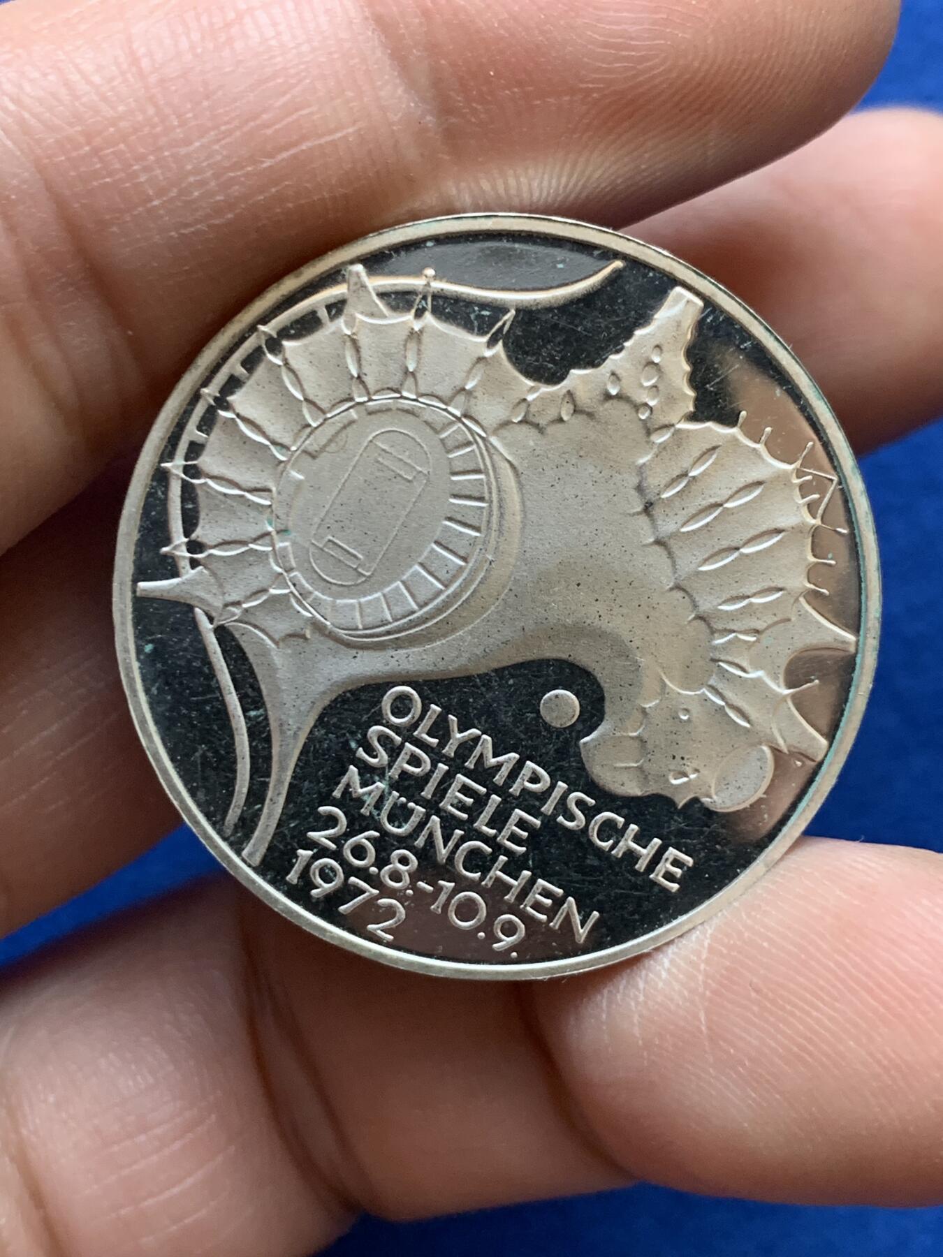 《竞宝斋》第439场 周日，周一，周二 3场连拍 （全场包邮） 德国1972年10马克银币