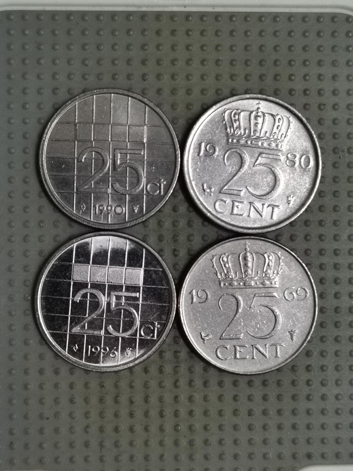 2025年第119场各国散币拍卖（总第119场） 荷兰25分4枚