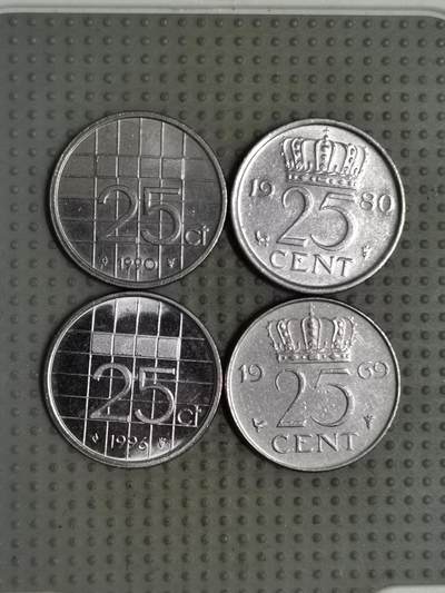 2025年第119场各国散币拍卖（总第119场） - 荷兰25分4枚