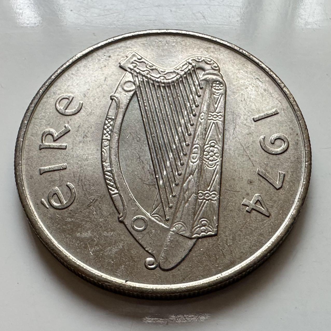 🌹外币初藏🌹🐯2025年第129场  每周二四六晚8️⃣点 接代拍 爱尔兰1974年10便士